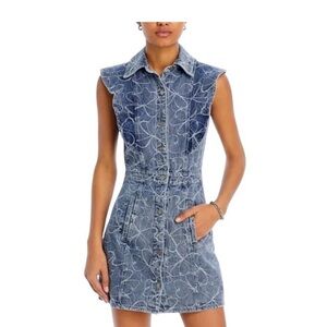 Ramy Brook Blue Denim Midi Dress